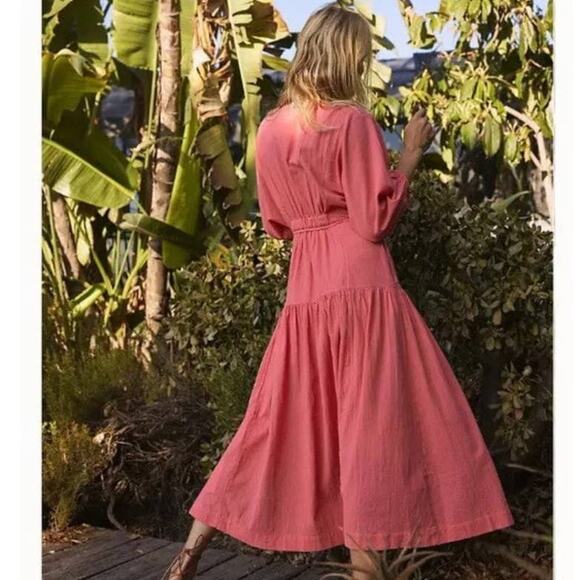 New Free People On The Move Midi Dress free-est $118 X-SMALL Black - Picture 7 of 8